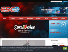Tablet Screenshot of escradio.com
